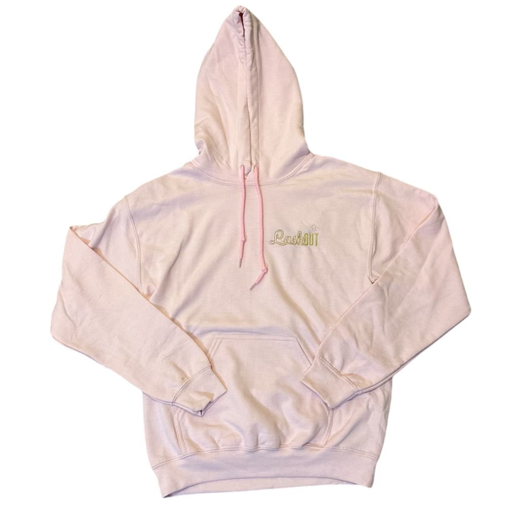 LashOut Embroidered Oversized Full Length Pullover Hoodie