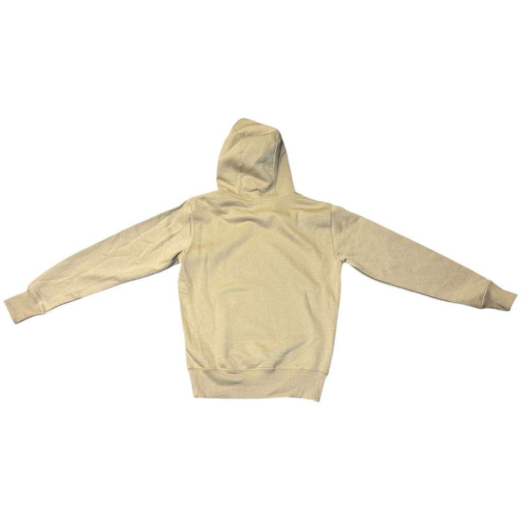 Sending Love Embroidery Hoodie Tan