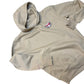 Sending Love Embroidery Hoodie Tan