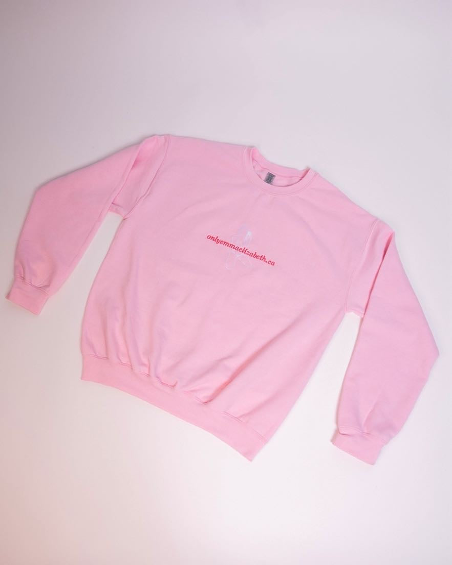 onlyemmaelizabeth crewneck pink